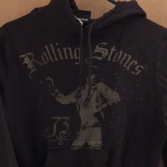 EUC Distressed Rolling Stones hoodie size XS - Picture 2 of 11